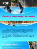 Critical Reading Strategies