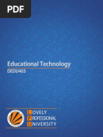 Dedu403 Educational Technology English PDF