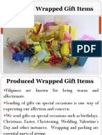 Produced Wrapped Gift Items