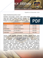 Susunan Pengurus Dai Jogisty 2020 PDF