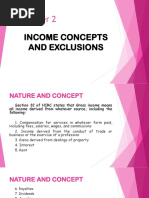 Chapter 2 Income Concepts and Exclusions