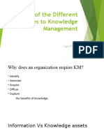 Different Approaches in Knowledge Management