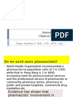 2013 Introduction of Clinical Pharmacy