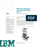 IBM Power Advanced Compute (AC) AC922 Server Data Sheet