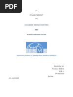 Project Report On: Management Information Systems