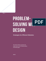 PROBLEM-SOLVING WEB DESIGN - Tubik Magazine. Issue 3 - Strategies for Efficient Websites