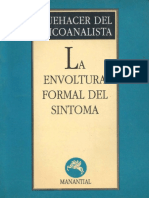Manantial - La Envoltura Formal Del Sintoma PDF