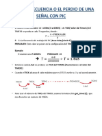 Medir La Frecuencia o El Perdio de Una Señal Con Pic