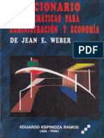 Solucionario de Matemáticas Para Administración y Economía 4ta Edición - Jean E. Weber