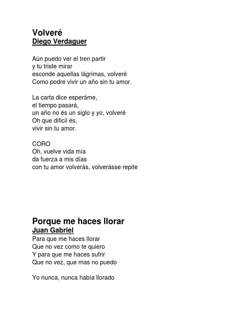 Letras de 