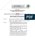 9.1.1.5 SK Keharusan Melakukan Identifikasi, Dokumentasi Dan Pelaporan KTD, KPC, KNC