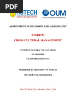 16HR-NguyenThiLanThao-ASS Cross Cultural Management