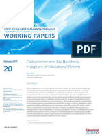 working papers Neoliberal education