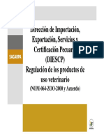 Regulación de Los Productos de Uso Veterinario PDF