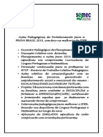 Relatório de Ações Pedagógicas de Fortalecimento IDEB - Dom Raimundo