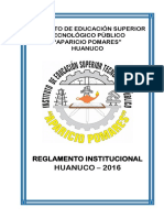 Reglamento Institucional