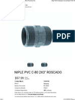 Niple PVC