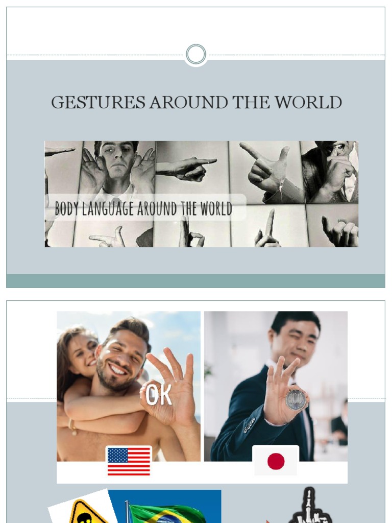 Gestures Around The World | PDF