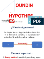 GROUNDING HYPOTHESES PRESENTATION - (English)