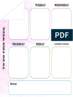 Weekly Planner