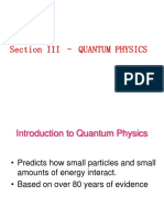 Section III-Quantum Physics