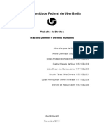 Trabalho Decente, Direitos Humanos e Emprego Juvenil