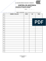 Control de Asistencia - Talleres de Capacitación