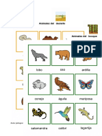 Nombre Animales Ecosistema