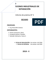 Seminario de Operaciones Industriales de Separación 5