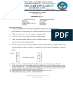 Soal Bahasa Indonesia KL Vi 2019 SM 1