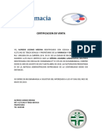 CertificadoVentaFarmaciaOriental
