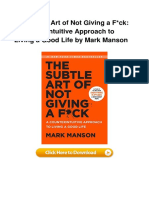 The Subtle Art of Not Giving A F CK A Co PDF