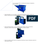 Tipos de tolvas según su forma y función