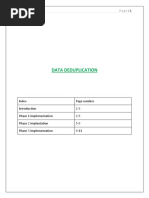 Data Deduplication