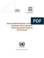 Human Rights Education in Primary and Sec Schools