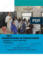 Teaching Strategies For Pakistani Schools FSB
