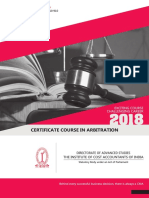 Certificate Course Arbitration
