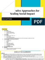 Collaborative Approaches For Scaling Social Impact - Internal Study