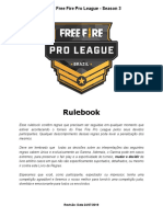 Free Fire Esports Rulebook - Season 3 - Atualizado PDF