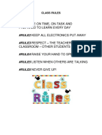 Class Rules