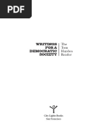 Download Introduction and First Chapter from Writings for a Democratic Society by City Lights SN43792251 doc pdf