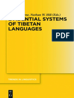 (Trends in Linguistics. Studies and Monographs, 302) Lauren Gawne, Nathan W. Hill - Evidential Systems of Tibetan Languages-Mouton de Gruyter (2017)