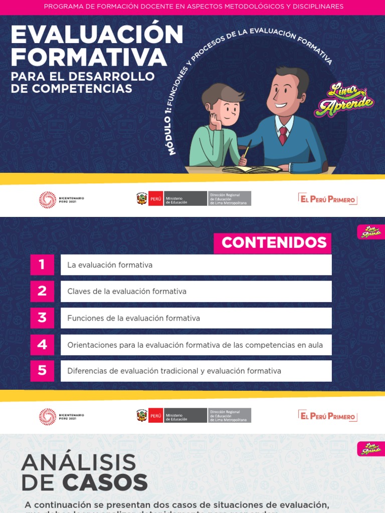 Módulo 1 - Funciones y Procesos de La Evaluación Formativa | PDF ...