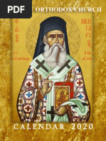 Orthodox Calendar 2020