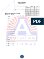 Test 2 - American Headway1 5-7