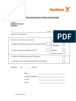 Elección - Declaración de Sistema de Pensiones - 7