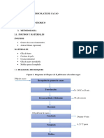 Elaboracion de Matriz de Chocolate Negro