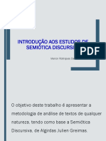 Introdução à Semiótica Discursiva