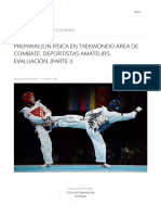 Preparación Física en Taekwondo Área de Combate. Deportistas Amateurs. Evaluación. (Parte I) - Entrenamiento en Deportes de Combate