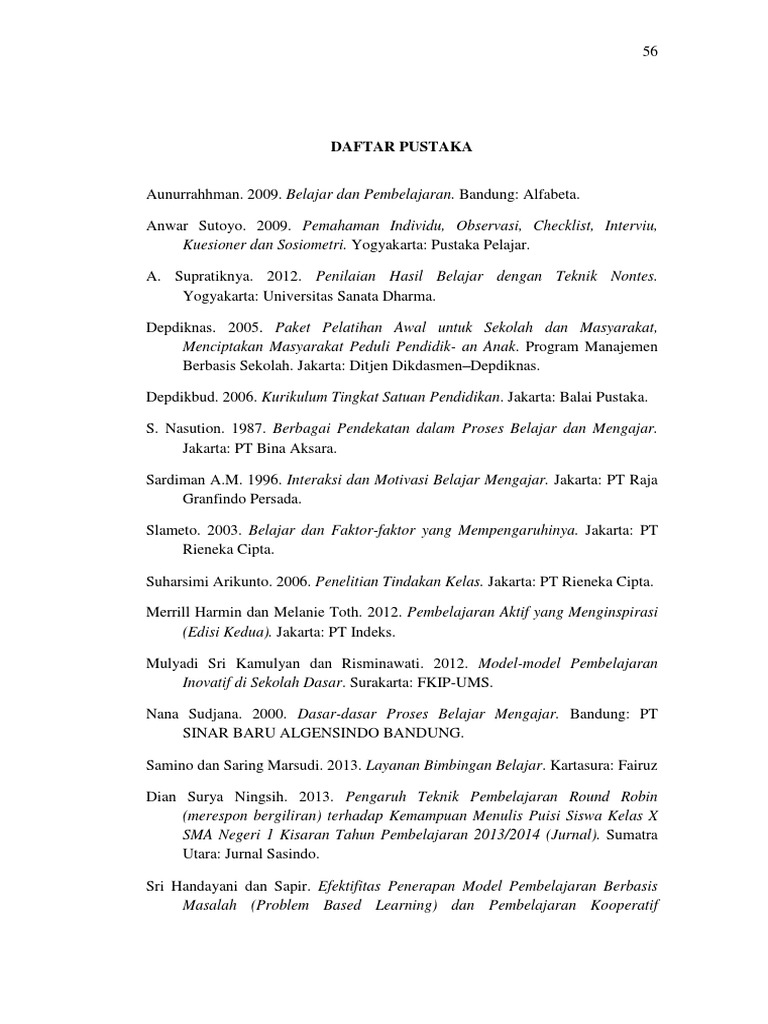 Daftar Pustaka Pdf